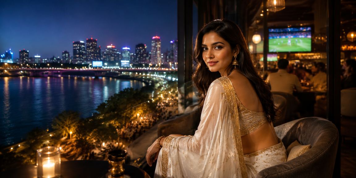 Pune city cricket fans enjoying betting promotions with saree celebration